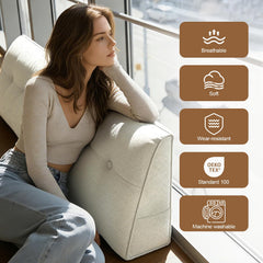 Bcareself housse amovible avec zip, entretien facile