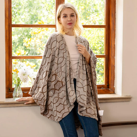 Bcareself face imprimée bohème réversible pour varier le style
