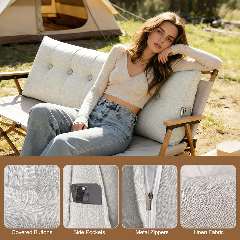 Bcareself coussin utilisé sur canapé, soutien lombaire pratique