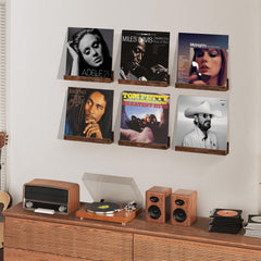 BCOZLUX étagère affichant vinyles pour une exposition élégante