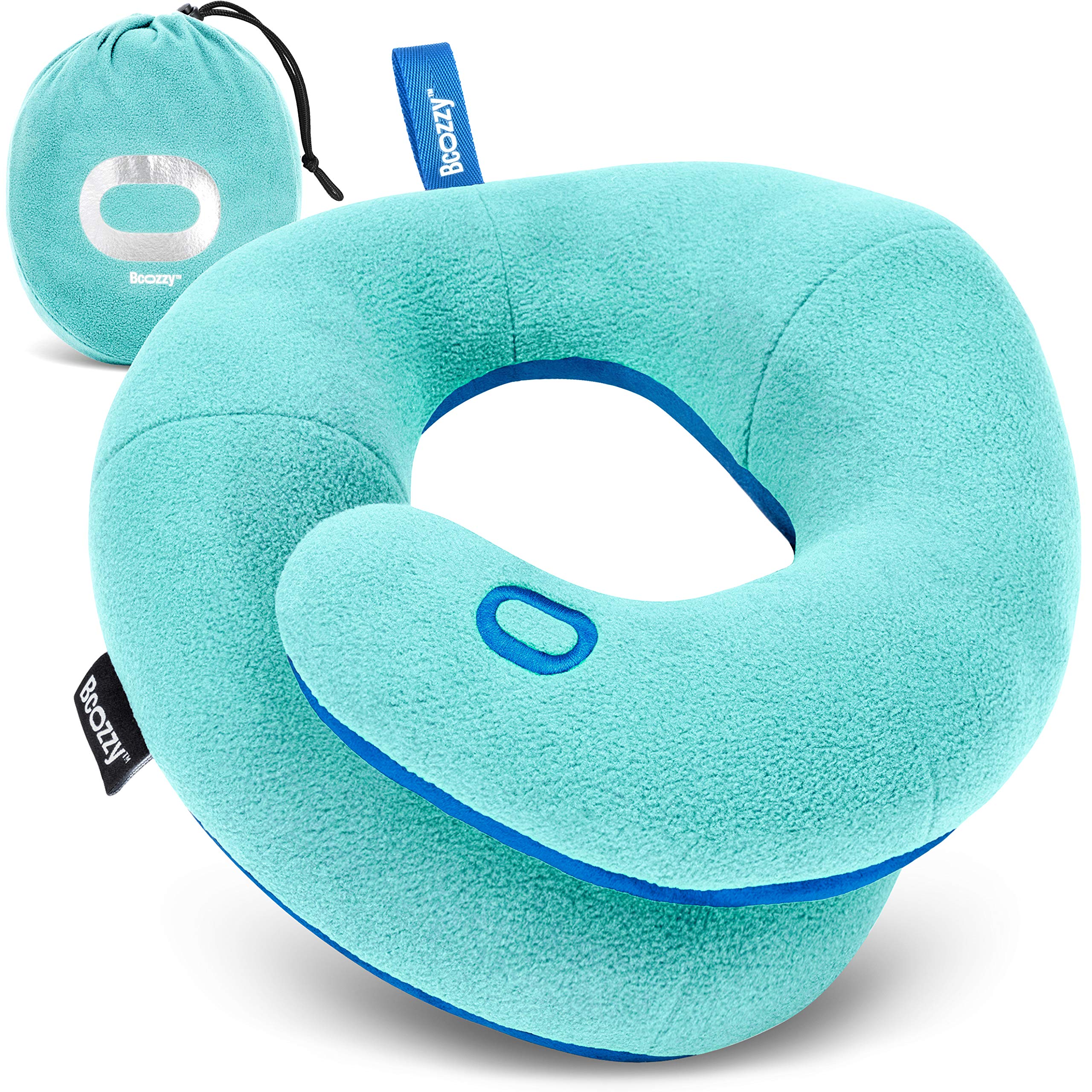 BCOZZY vue face du coussin enfant montrant la forme et confort