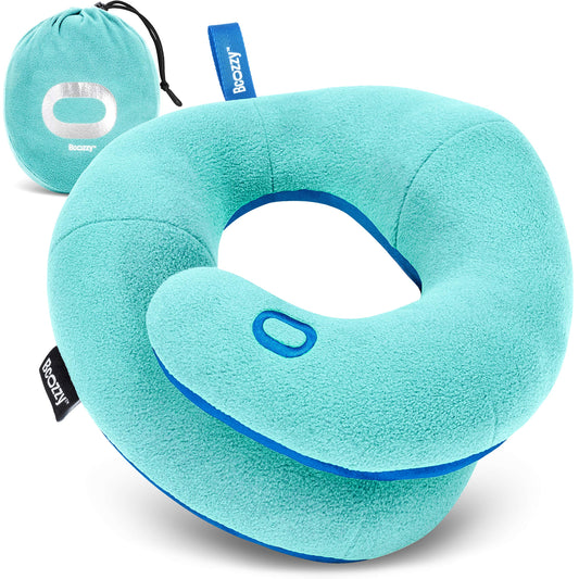 BCOZZY vue face du coussin enfant montrant la forme et confort