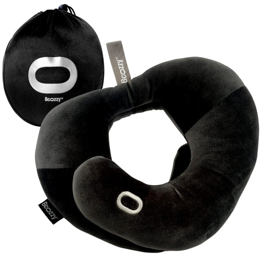 BCOZZY vue avant du coussin avec emballage et bénéfice maintien immédiat