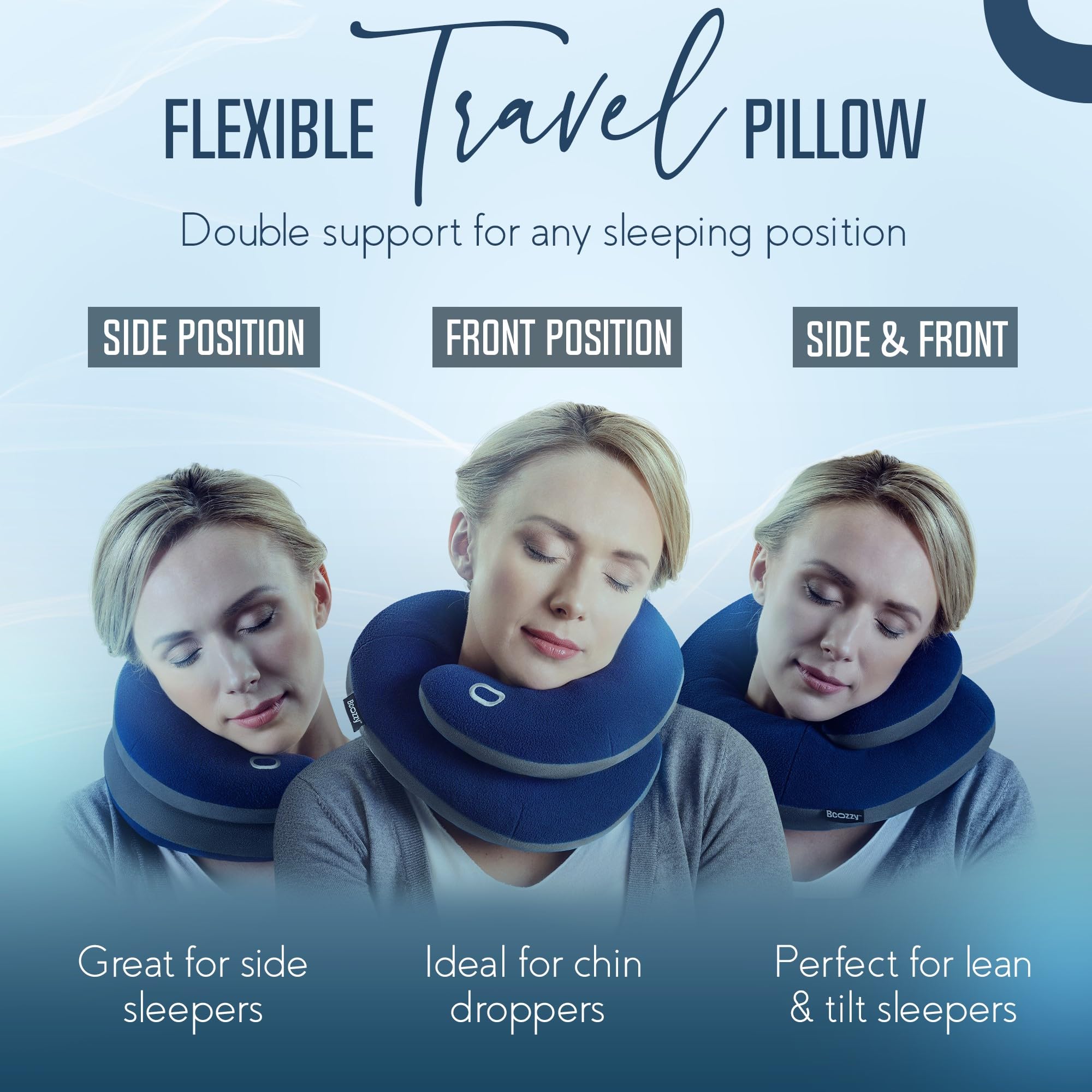 BCOZZY gros plan tissus microsuède et microfleece pour douceur