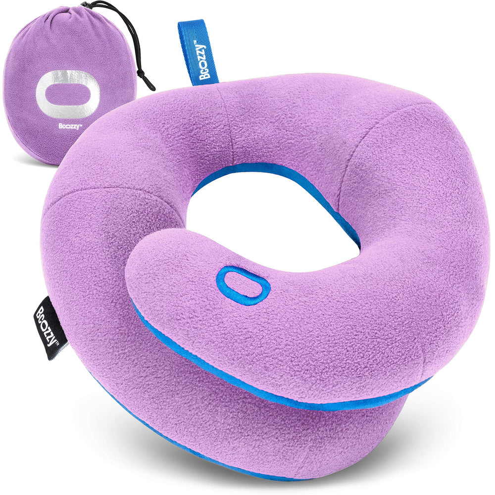 BCOZZY coussin face avant montrant la forme brevetée et le confort