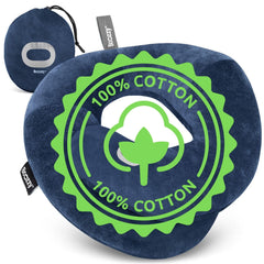BCOZZY gros plan de la housse en coton bio, confort respirant