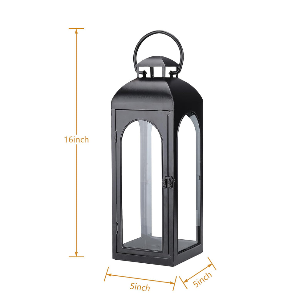 Bdor ensemble de deux lanternes stylées apportant symétrie décorative