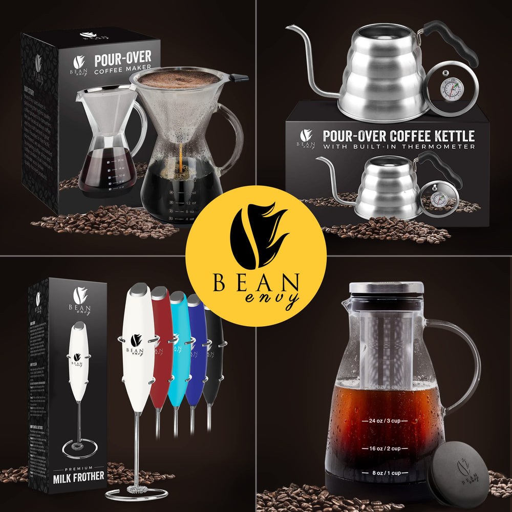 Bean Envy versement de thé montrant polyvalence pour thé et café