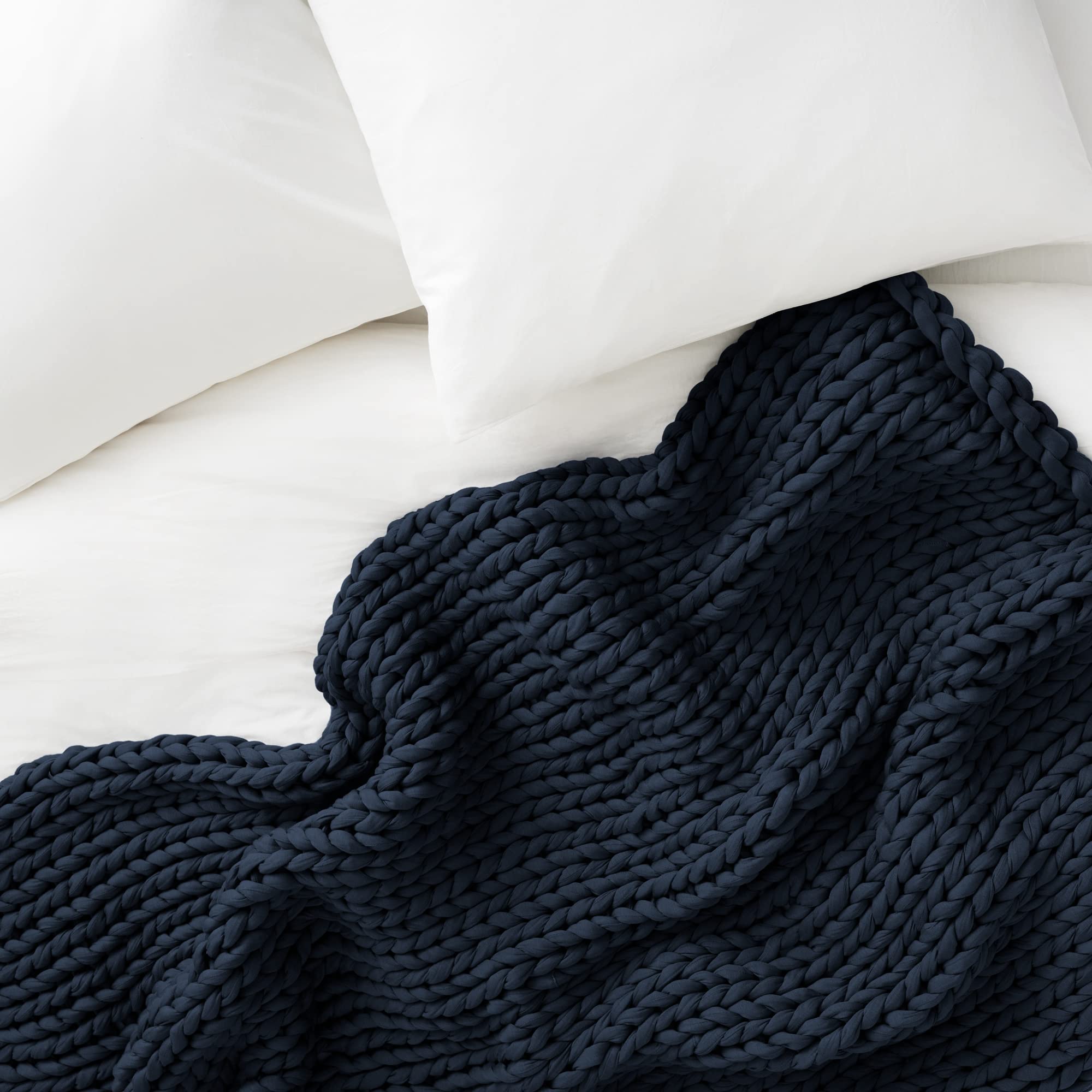 Bearaby Napper pli montrant texture respirante et gestion naturelle de la chaleur