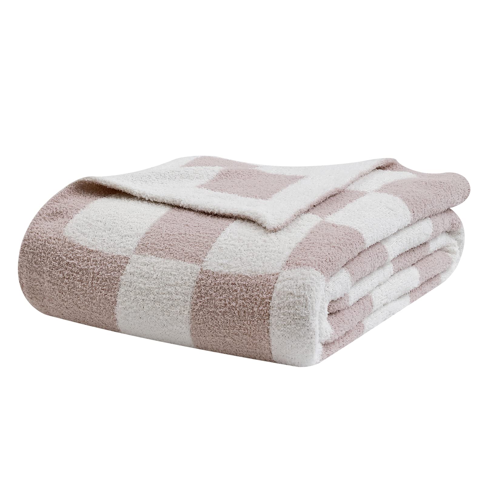 bearberry plaid face entier posé sur canapé pour confort immédiat