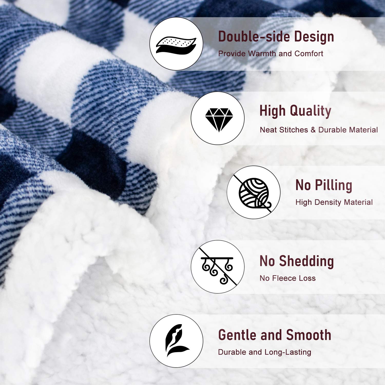 BEAUTEX revers sherpa en gros plan, chaleur et moelleux garantis