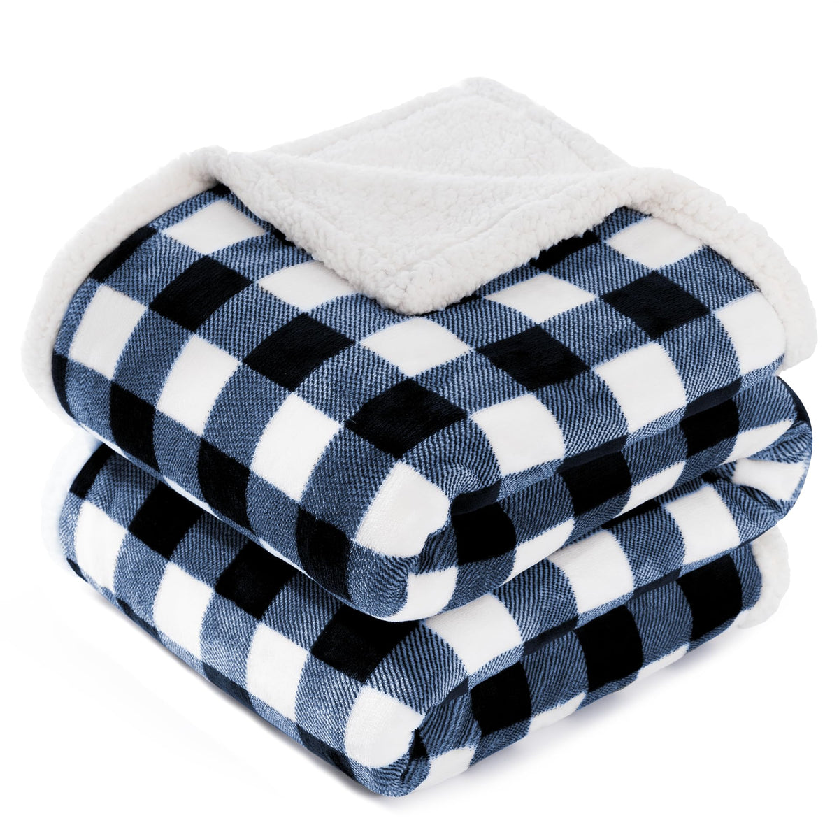 BEAUTEX plaid buffalo posé et plié, aspect chaleureux et gain de confort