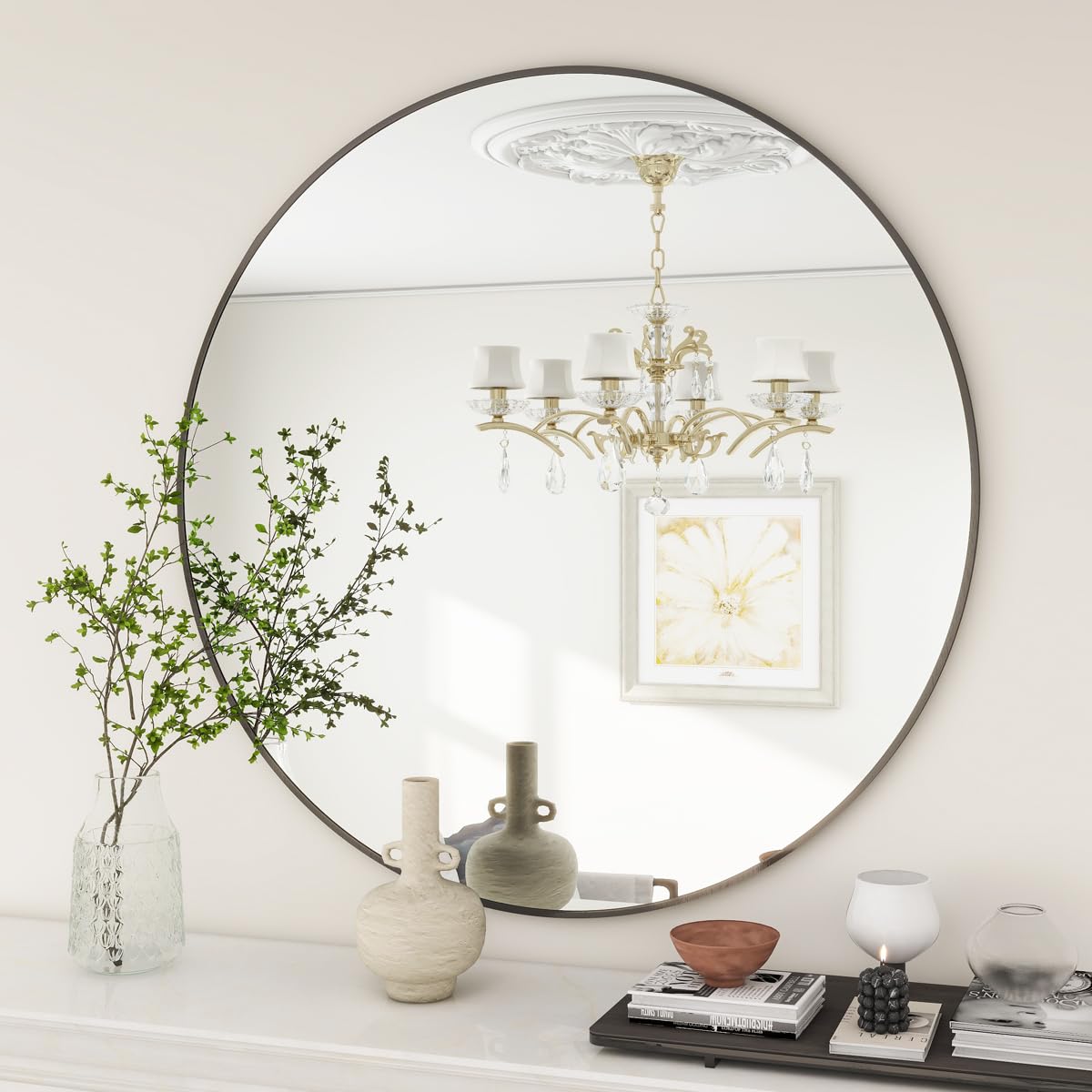 BEAUTYPEAK miroir installé en salle de bain pour plus de luminosité