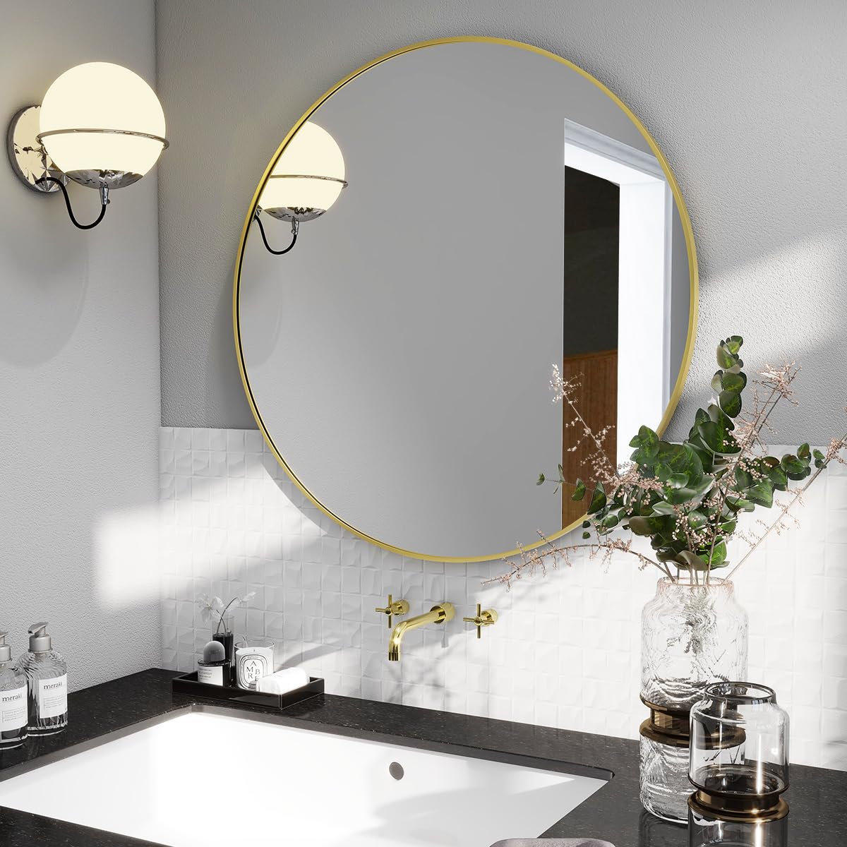 BEAUTYPEAK emballage renforcé protégeant le miroir pendant le transport