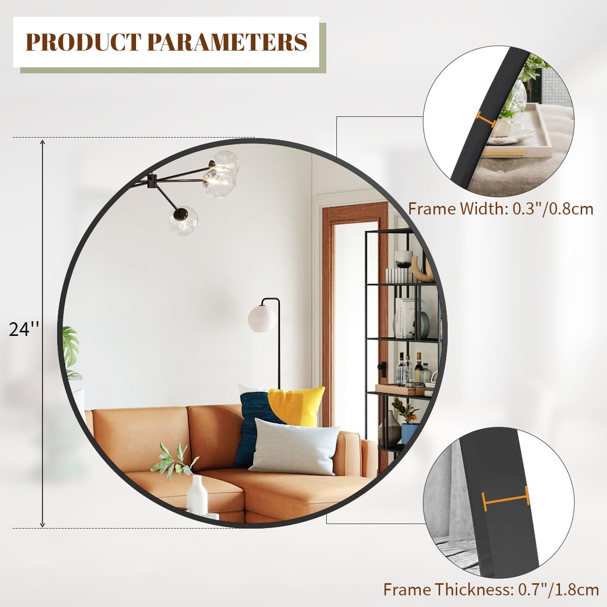 BEAUTYPEAK profil du verre 5 mm reflet HD pour image sans distorsion