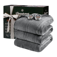 Beautyrest couverture chauffante face avant montrant douceur et confort