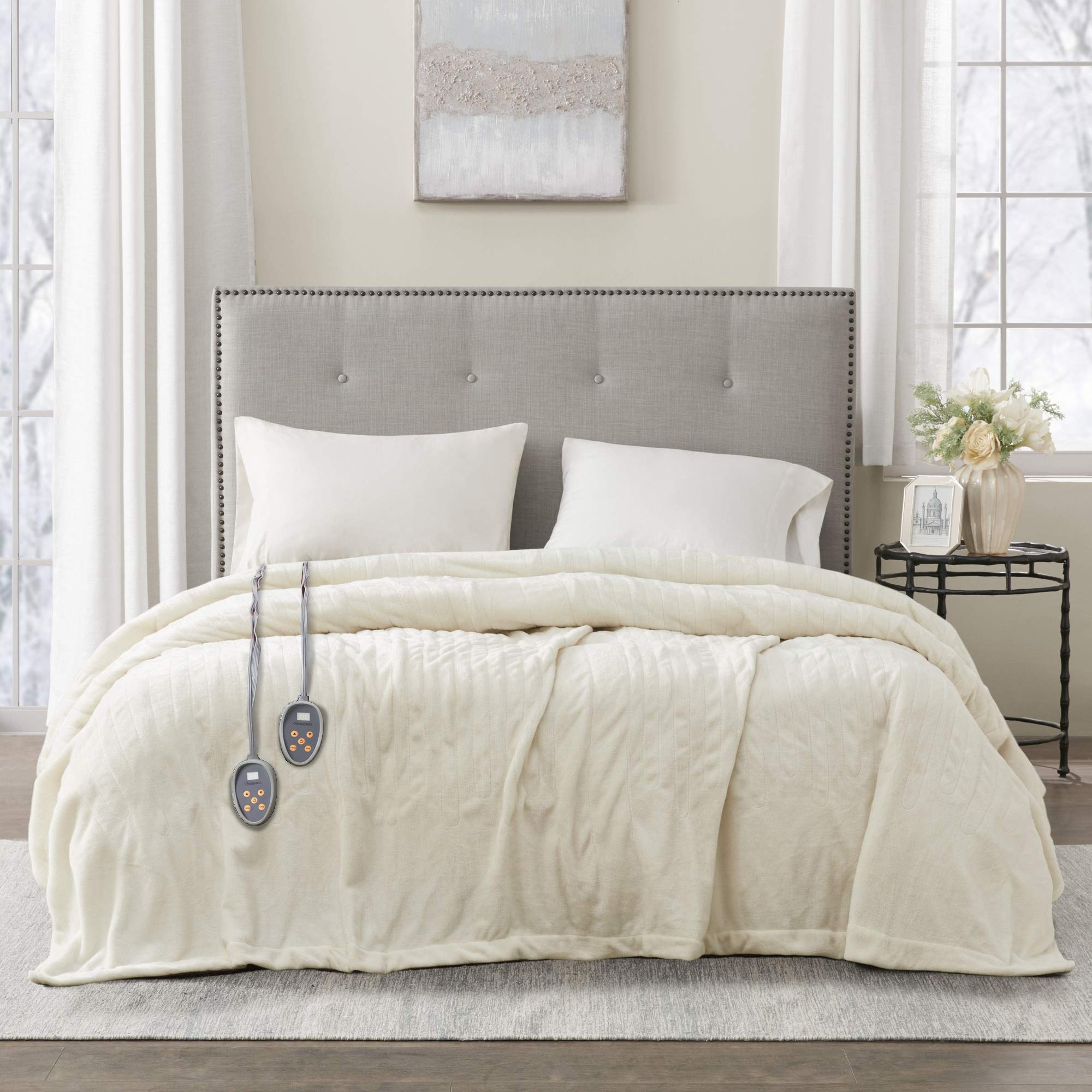 Beautyrest couverture chauffante King emballage présentant sécurité et taille