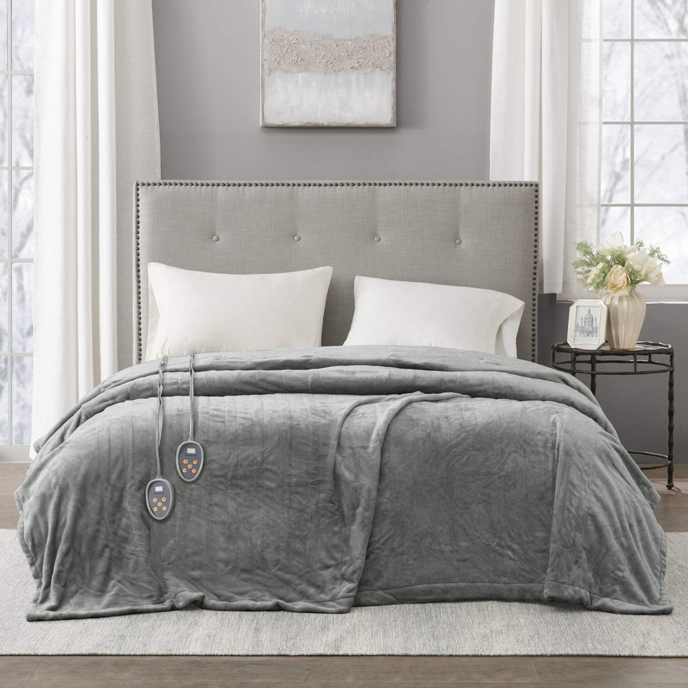 Beautyrest front de la couverture Queen montrant design et finition, chaleur rapide