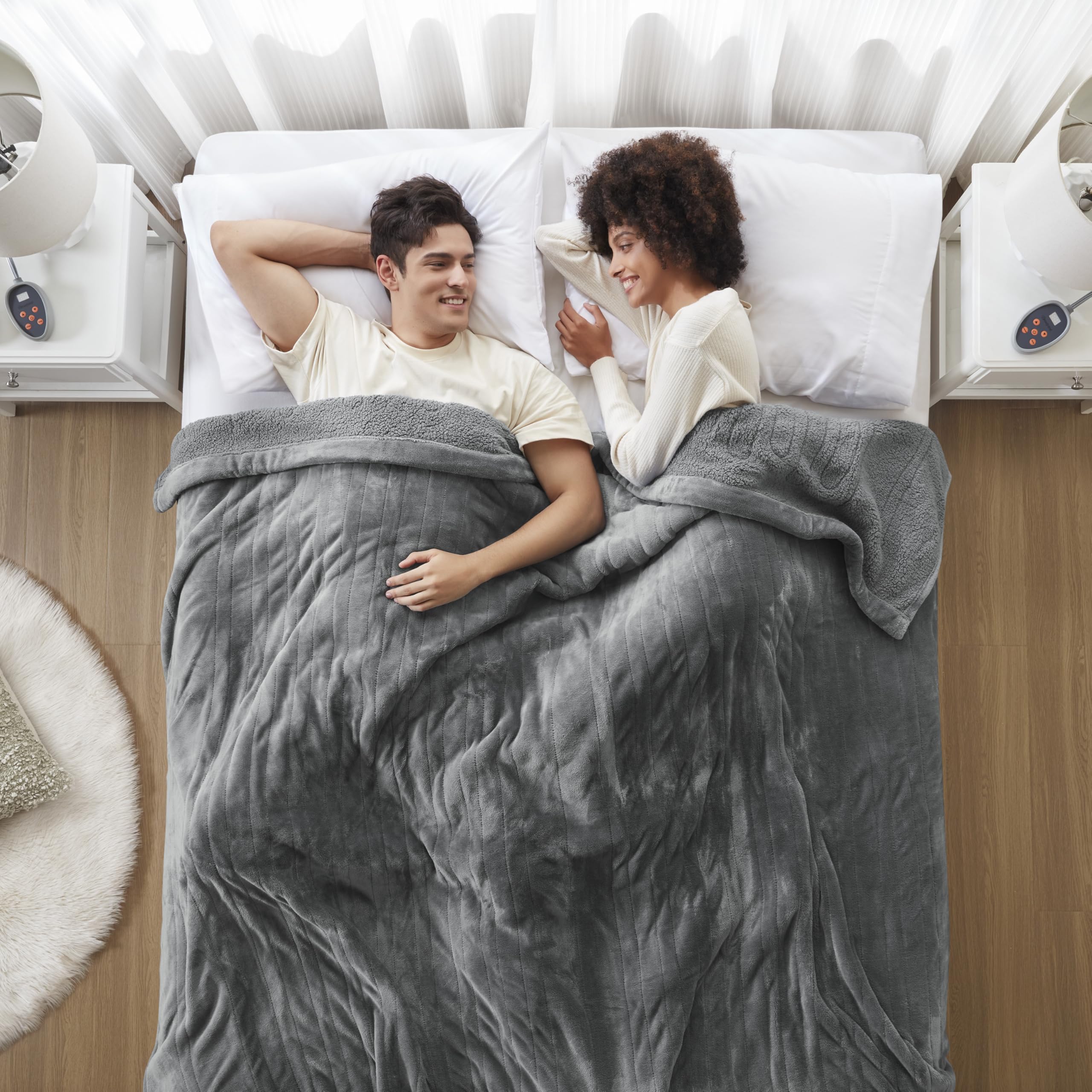Beautyrest microplush gros plan, texture douce et chaleureuse pour confort