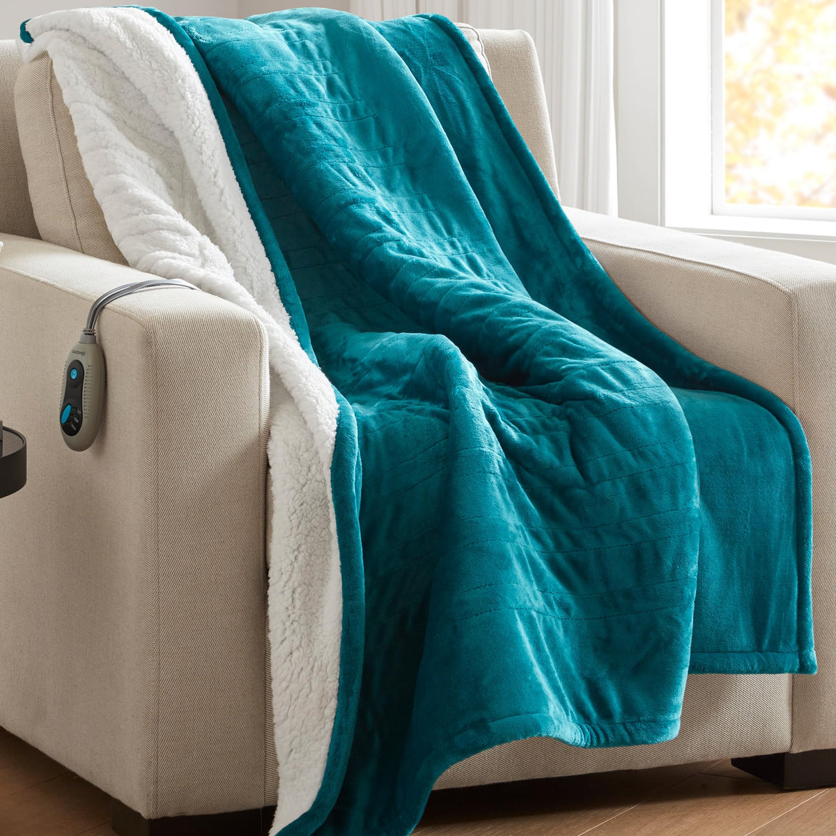 Beautyrest face du packaging teal montrant design et couleur