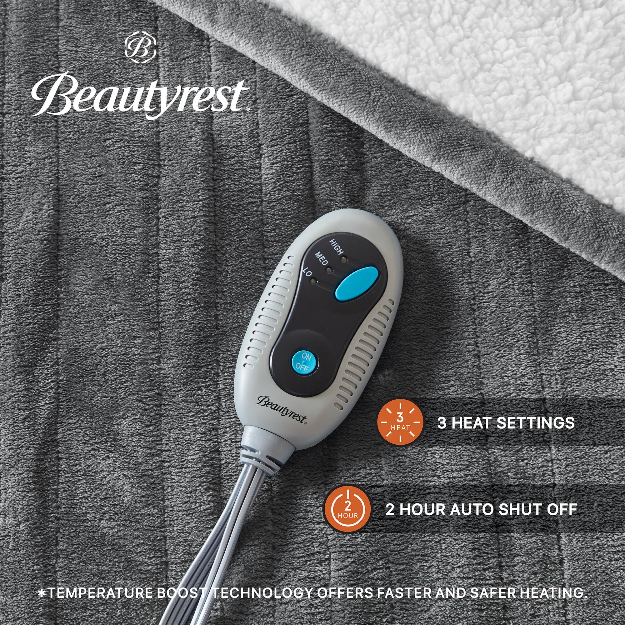 Beautyrest gros plan fils chauffants assurant diffusion uniforme