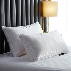 Beautyrest oreillers ensemble face montrant confort et élégance