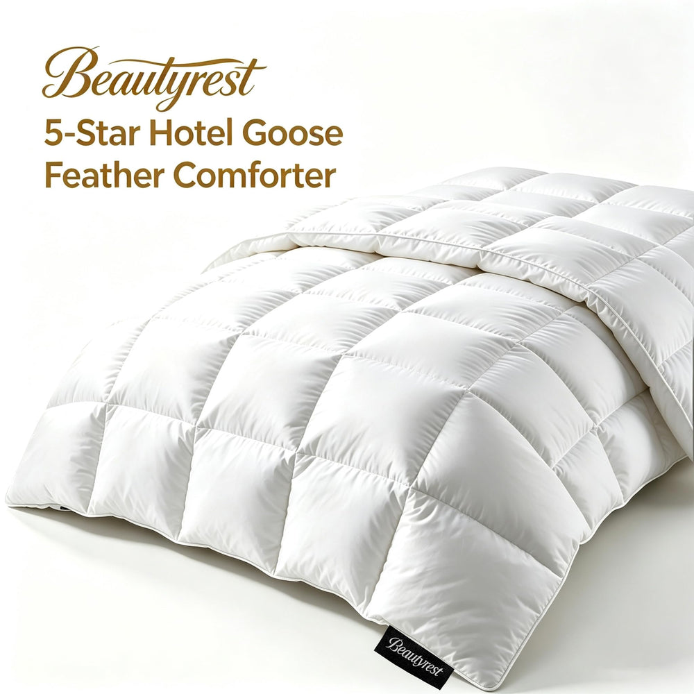 Beautyrest démonstration : personne regonfle la couette pour volume instantané