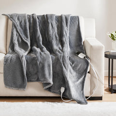 Beautyrest plaid chauffant recto microlight offrant douceur et confort ciblé