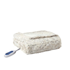 Beautyrest face Snow Leopard affichant motif élégant et chaleur visuelle