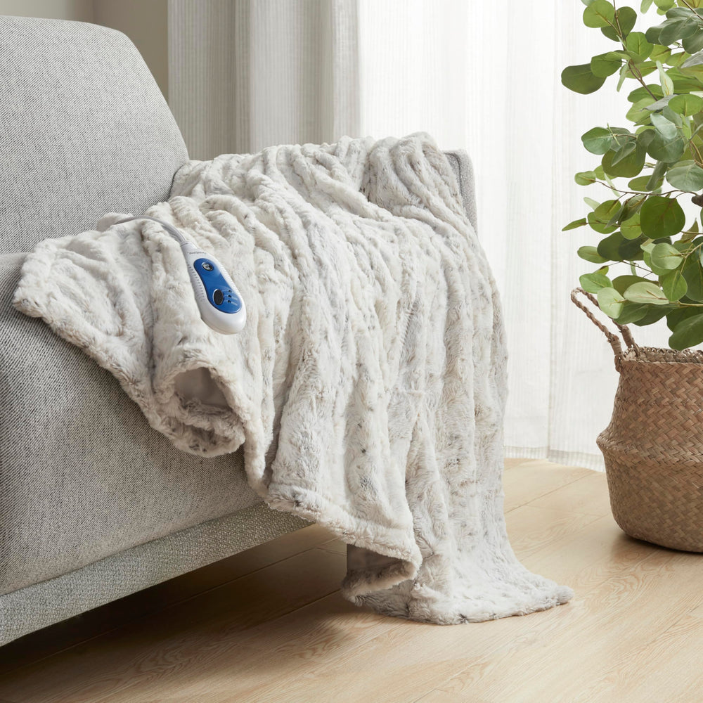Beautyrest revers mink montrant douceur et confort doublé luxe