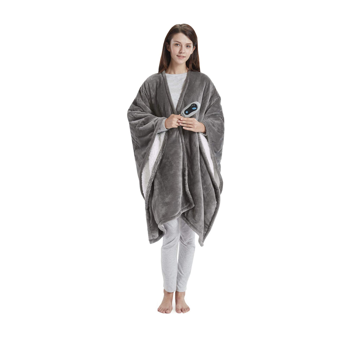 Beautyrest poncho face avant montrant chaleur et confort instantané