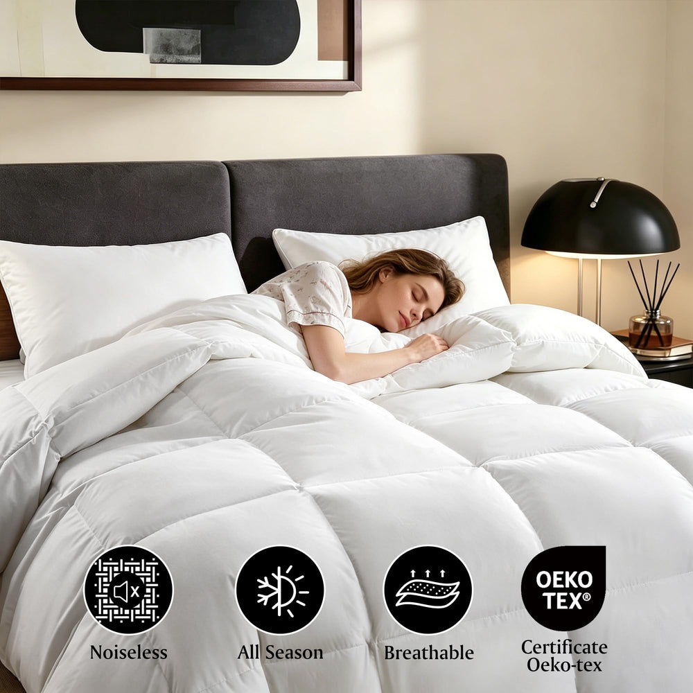 Beautyrest texture du garnissage plume et duvet d’oie pour isolation naturelle