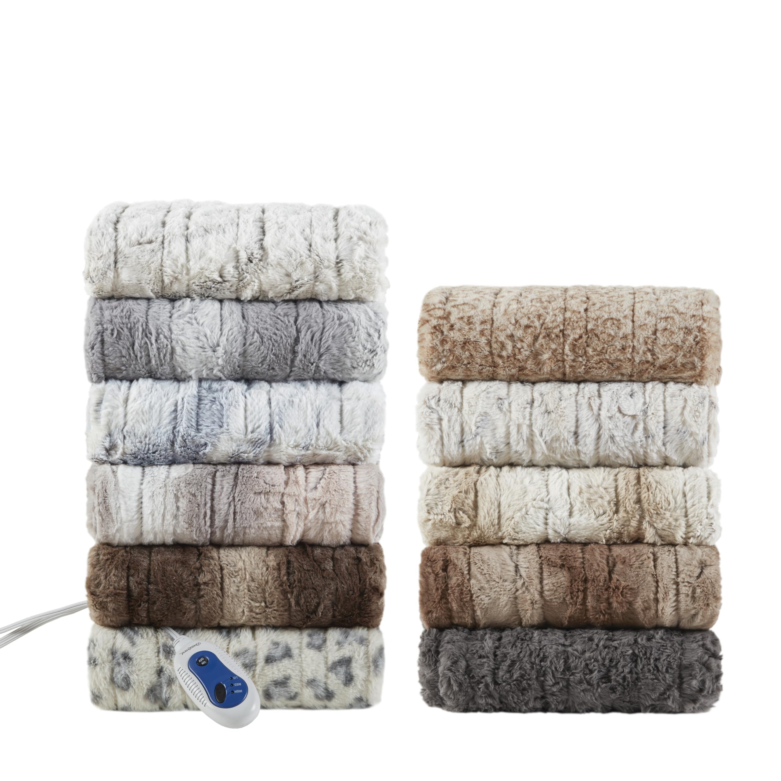Plaid Beautyrest Zuri utilisé sur canapé, apport de chaleur cosy
