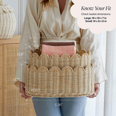 BEBE BASK en usage salle de bain organise serviettes et produits