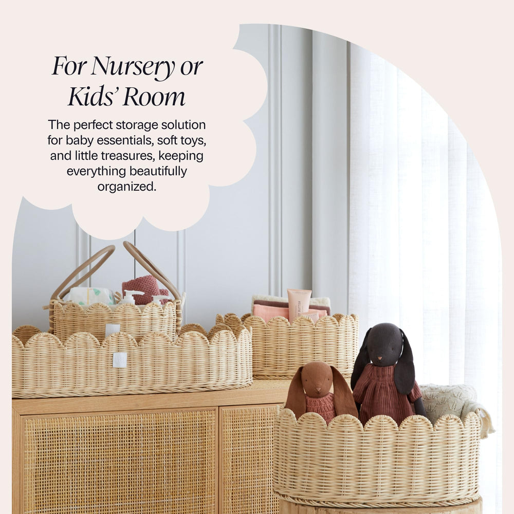BEBE BASK style chambre enfant range couches et jouets avec charme