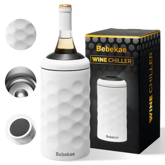 Bebekae refroidisseur de vin face montrant design élégant et isolation