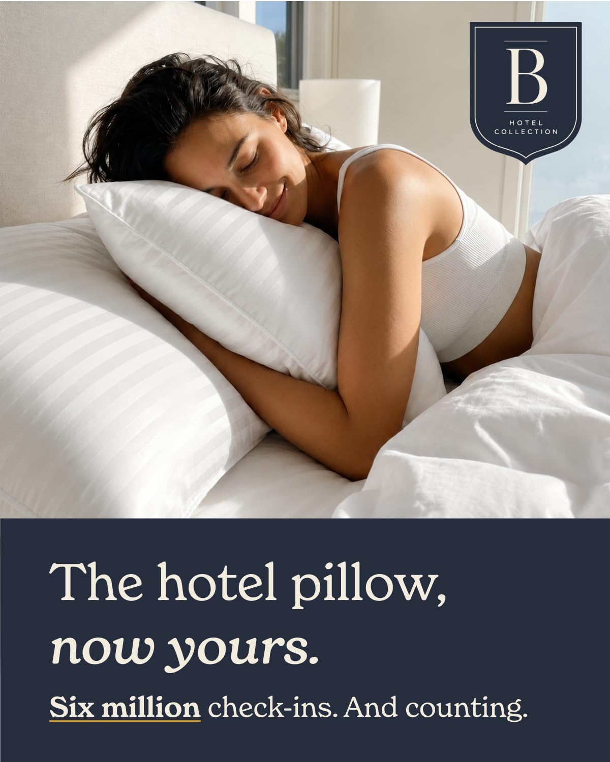 Beckham Hotel Collection gros plan housse coton 250 fils respirante et douce