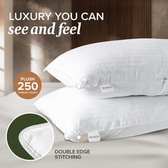 Beckham Hotel Collection texture coton respirant montrant douceur et aération