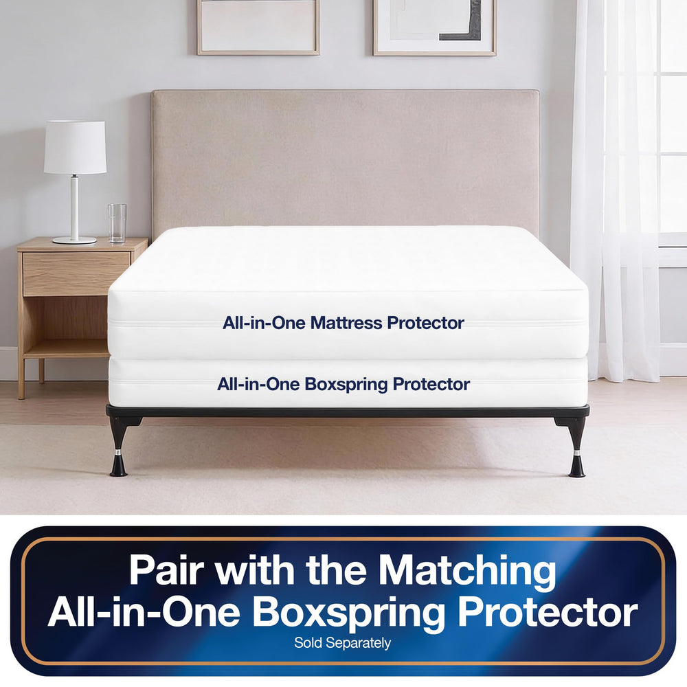 Bed Bug Blocker comparaison d’épaisseur illustrant design non-bulky confortable