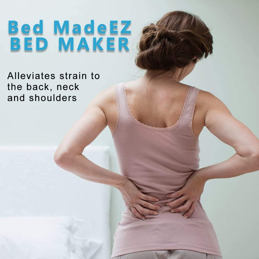 Bed MadeEZ détail de la pointe aidant à glisser et lisser les draps
