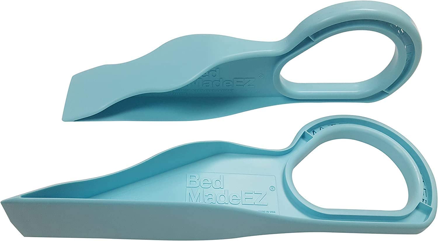 Bed MadeEZ face avant du pack montrant l’outil et avantages ergonomiques