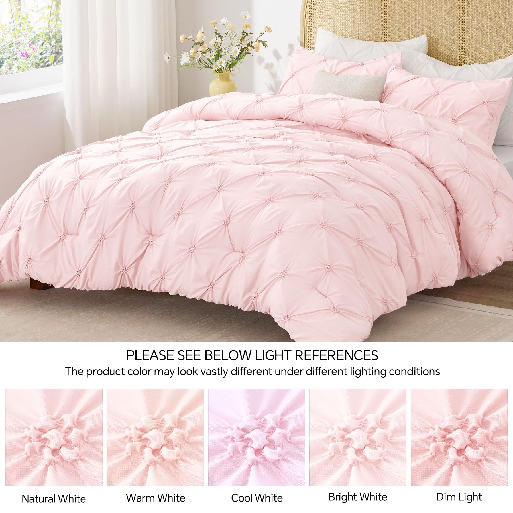 BEDELITE mise en scène chambre baby pink ambiance apaisante