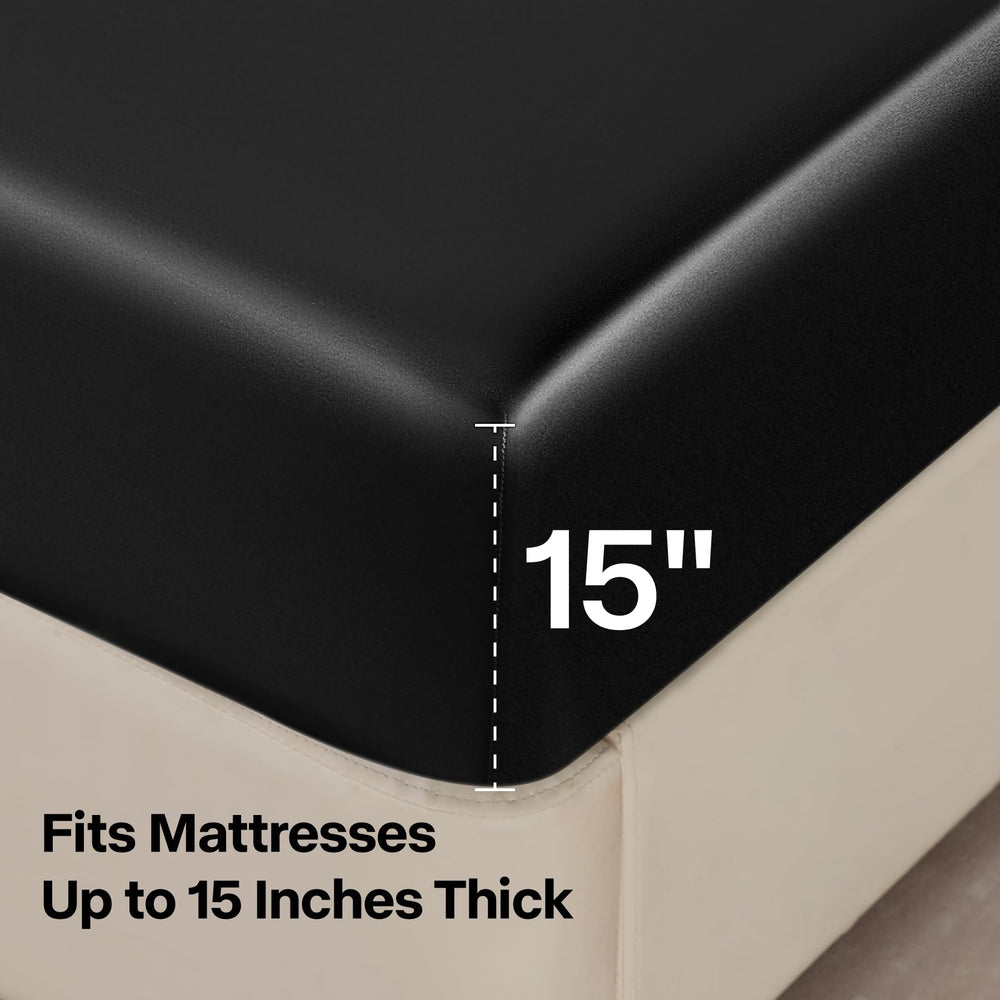 BEDELITE comparaison échelle matelas montrant bonnet jusqu'à 15 pouces