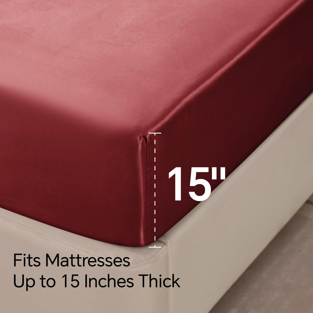 BEDELITE comparaison taille avec matelas montrant compatibilité jusqu'à 15 pouces