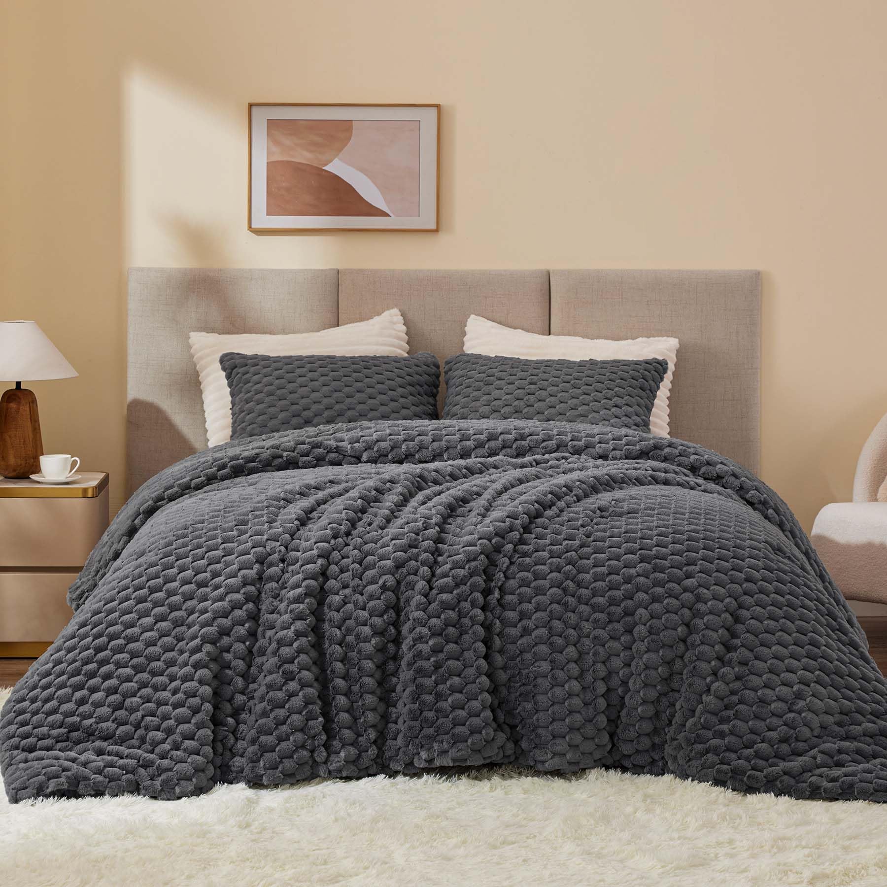 BEDELITE comparaison taille avec matelas queen, couverture généreuse et ajustée