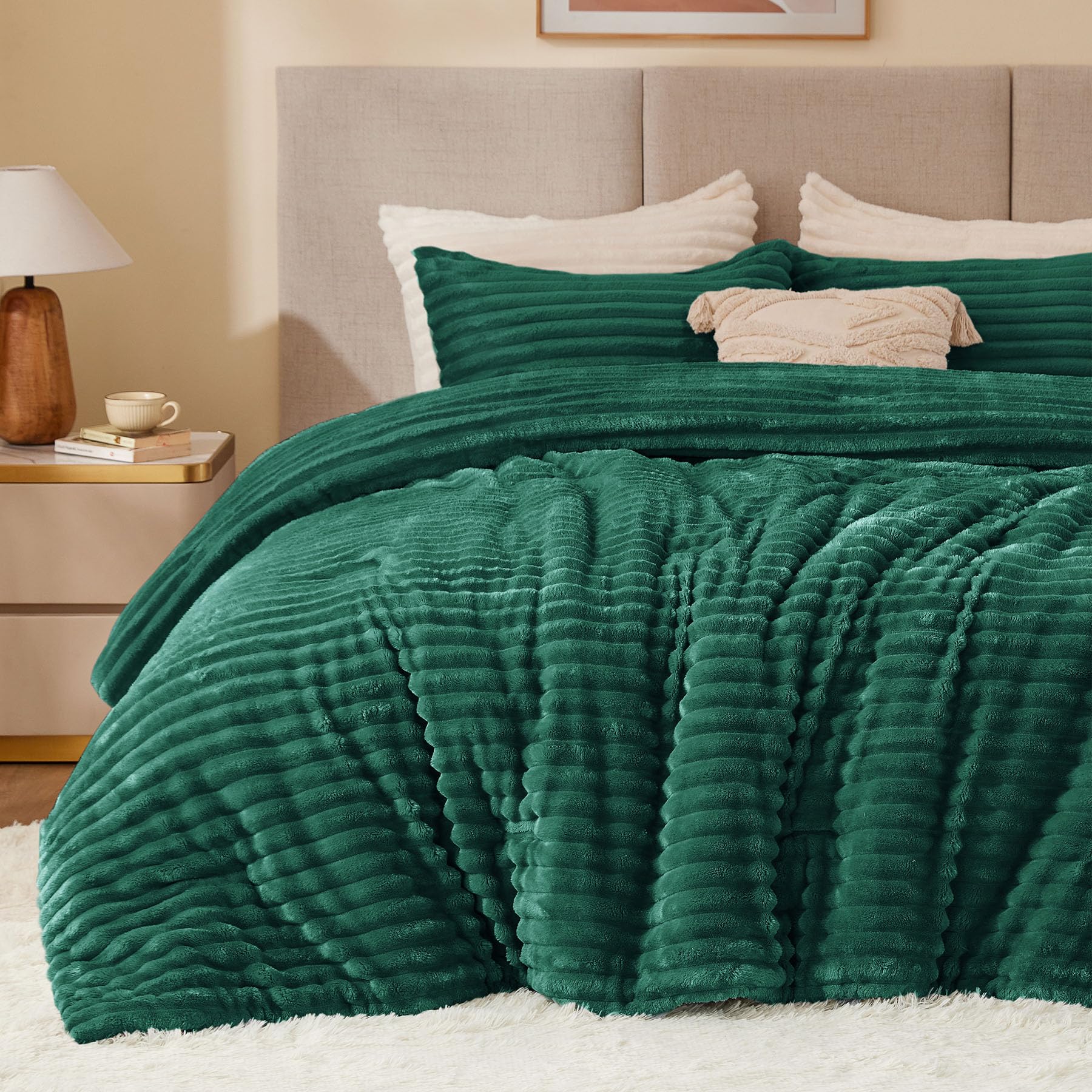 BEDELITE couette devant vert foncé montrant style élégant et chaleur