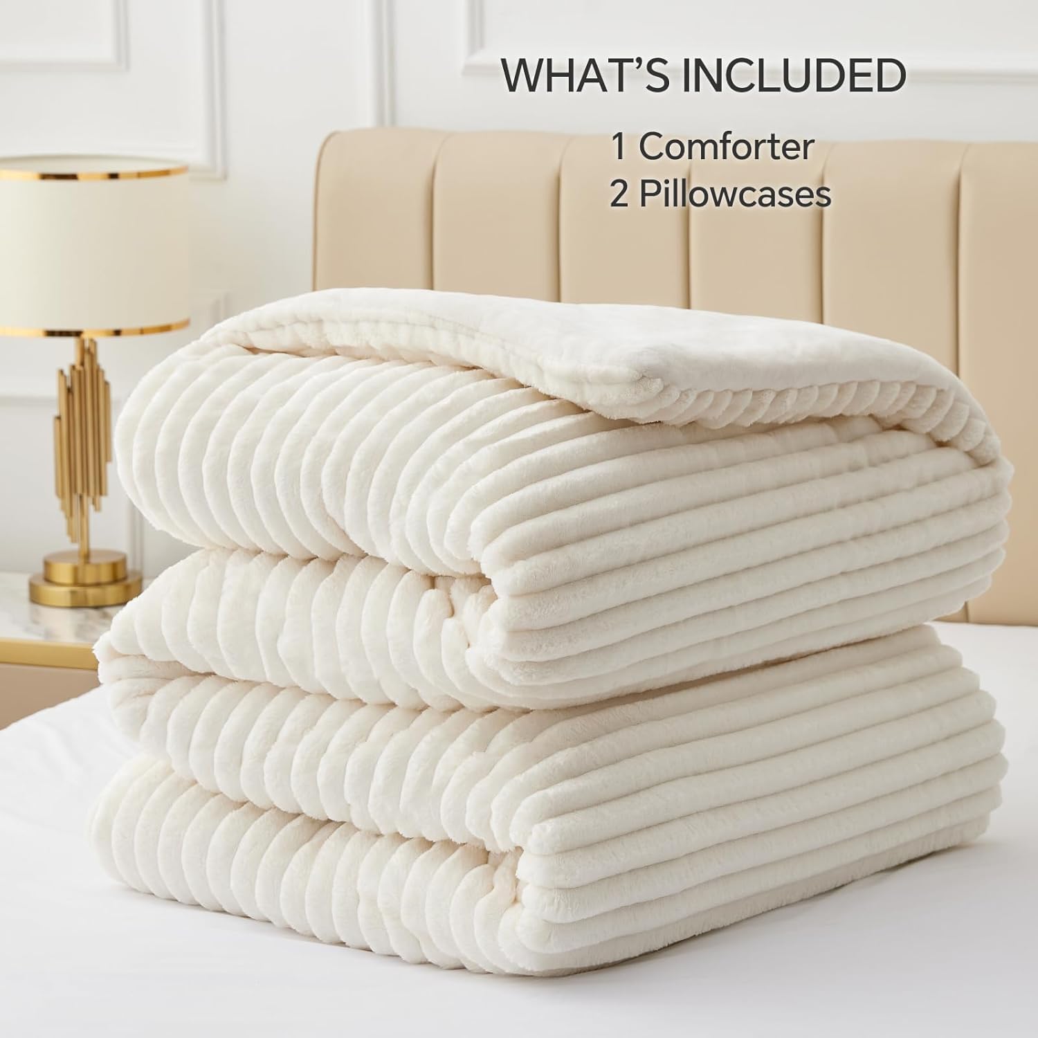 BEDELITE couette en situation sur lit illustrant ambiance chambre chaleureuse