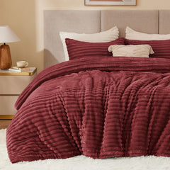BEDELITE couette face avant burgundy apportant chaleur et élégance