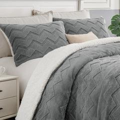 BEDELITE couette face avant gris, apporte confort visuel et chaleur