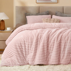 BEDELITE couette face avant rose apportant chaleur et style